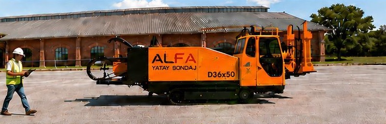ALFA saha ekibi ve D36x50 sondaj makinesi